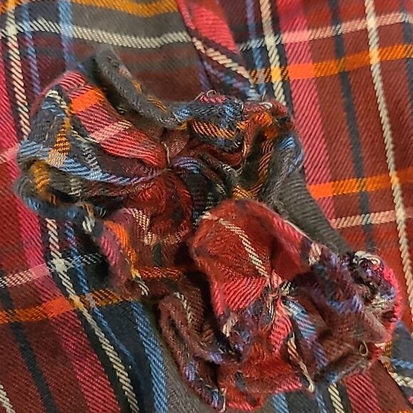 Red Camel Plaid Tank Blouse - Picture 6 of 13